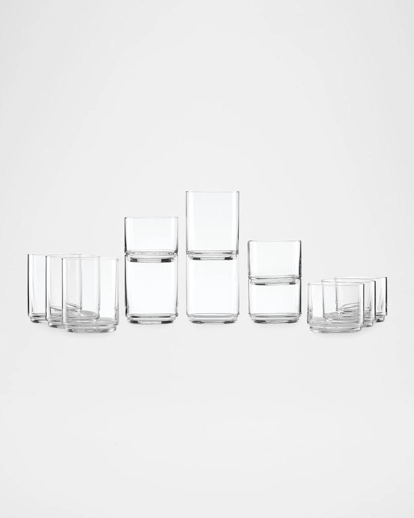 商品Lenox|Tuscany Classics Stackable Tall & Short Glasses, Set of 12,价格¥1112,第1张图片