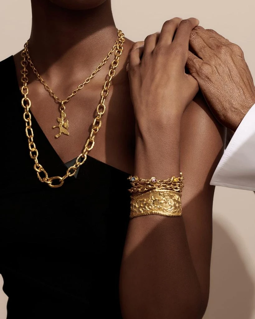 商品Jean Mahie|Insolite 22k Chain Bracelet,价格¥61215,第2张图片详细描述