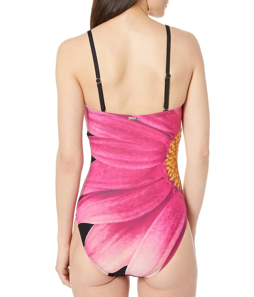 商品Calvin Klein|Women's Classic Bandeau One Piece Swimsuit with Tummy Control,价格¥568,第2张图片详细描述