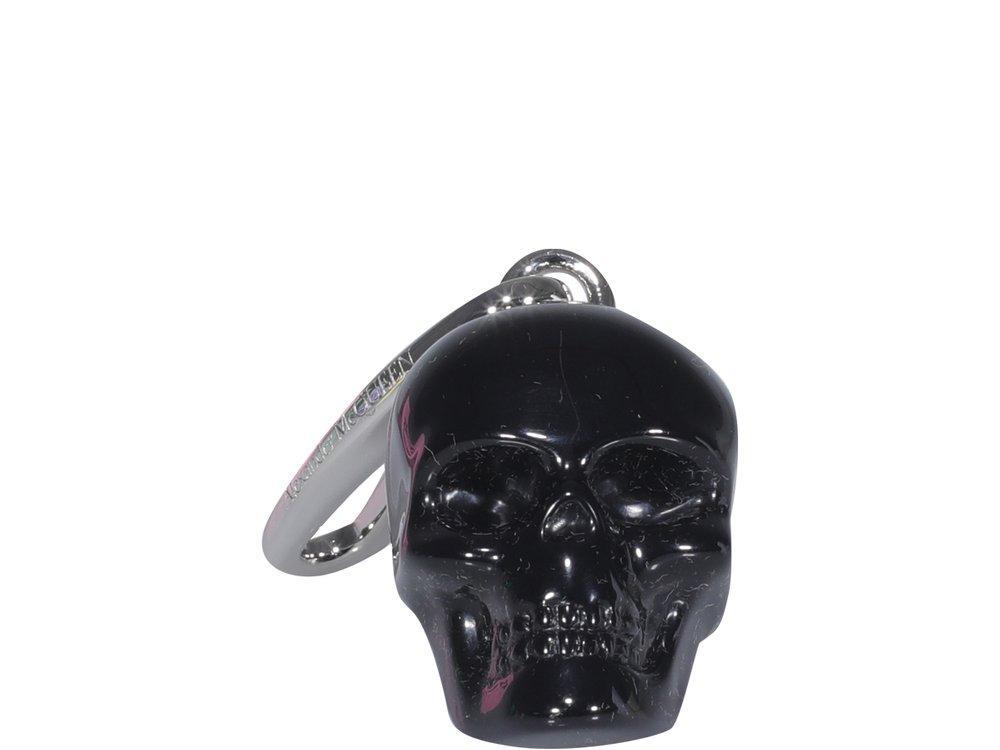 商品Alexander McQueen|Alexander McQueen Skull Charm Keychain,价格¥1012,第1张图片