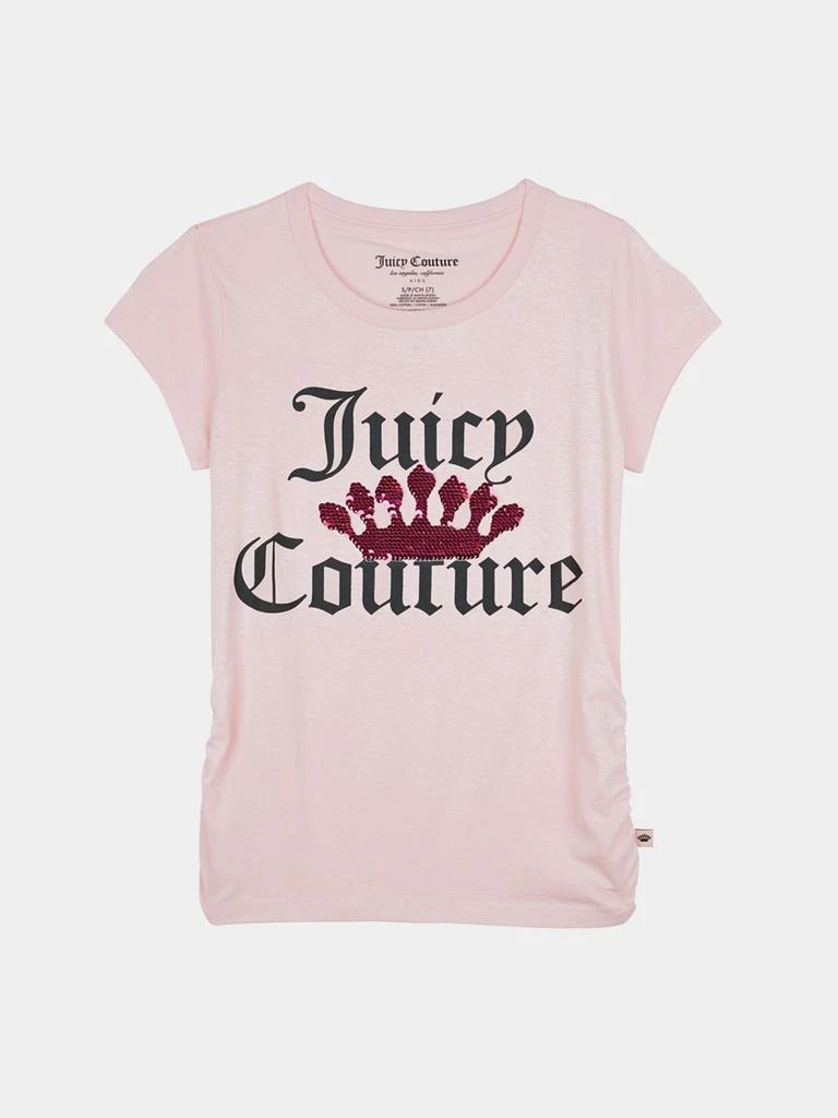 商品Juicy Couture|Girls Crown Sequin Tee,价格¥38,第3张图片详细描述