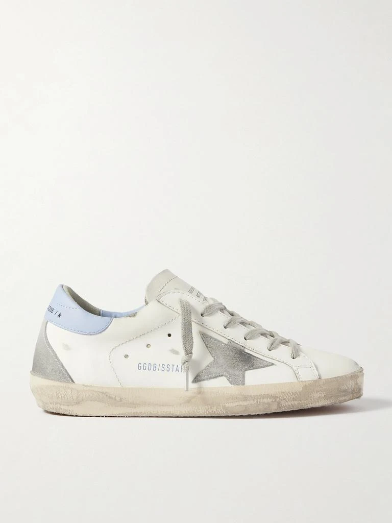 商品Golden Goose|Superstar 仿旧皮革绒面革运动鞋  - IT36,价格¥4504,第1张图片