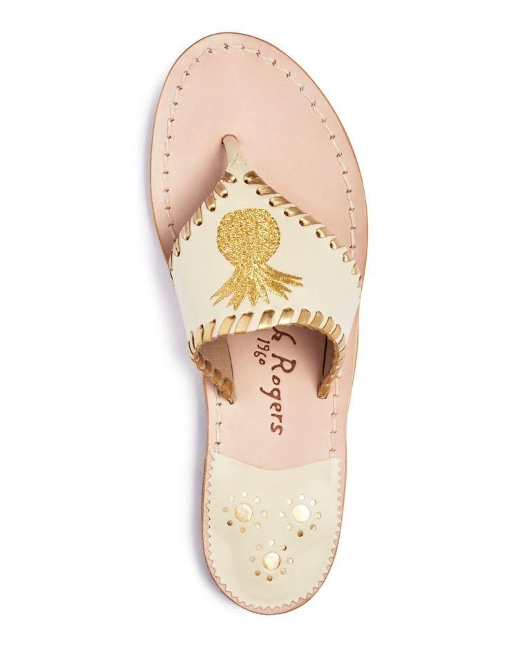 商品Jack Rogers|Pineapple Thong Sandals,价格¥775,第3张图片详细描述