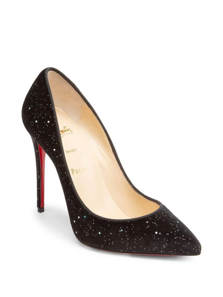 商品Christian Louboutin|Pigalle Follies 100mm 丝绒高跟鞋,价格¥5564,第1张图片