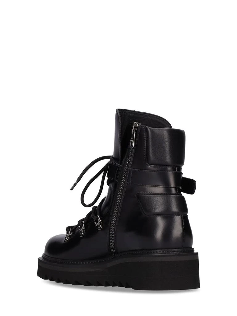 商品Salvatore Ferragamo|20mm Elimo Leather Combat Boots,价格¥12546,第3张图片详细描述