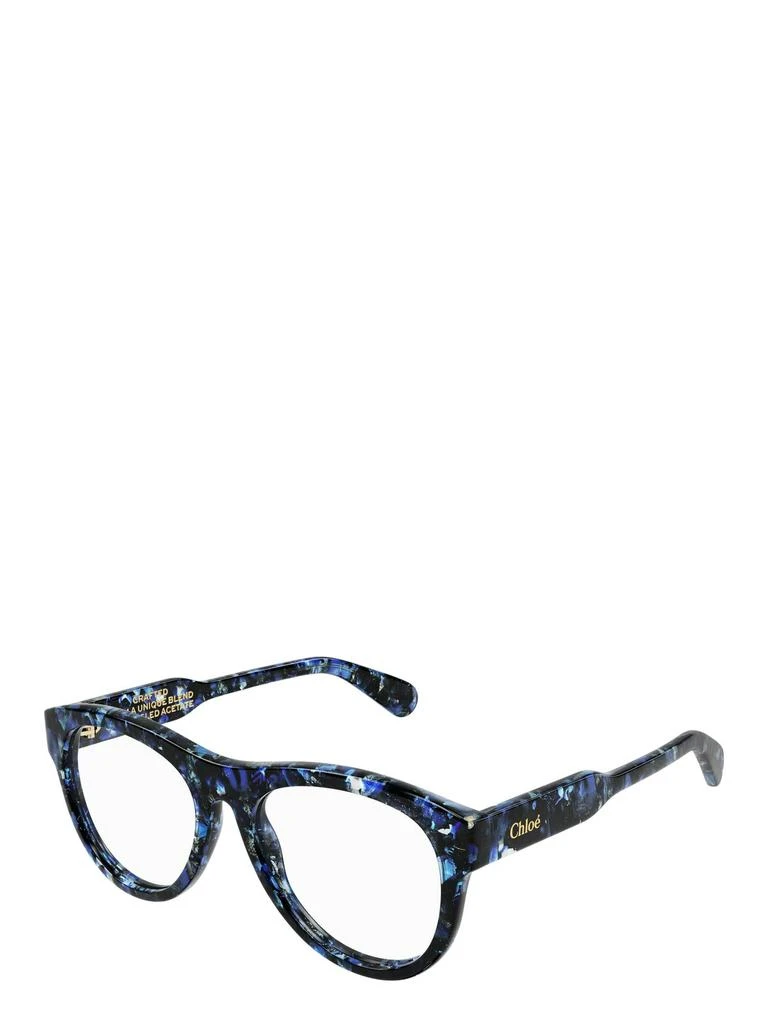 商品Chloé|Chloé Eyewear Square Rounded Frame Glasses,价格¥2084,第2张图片详细描述