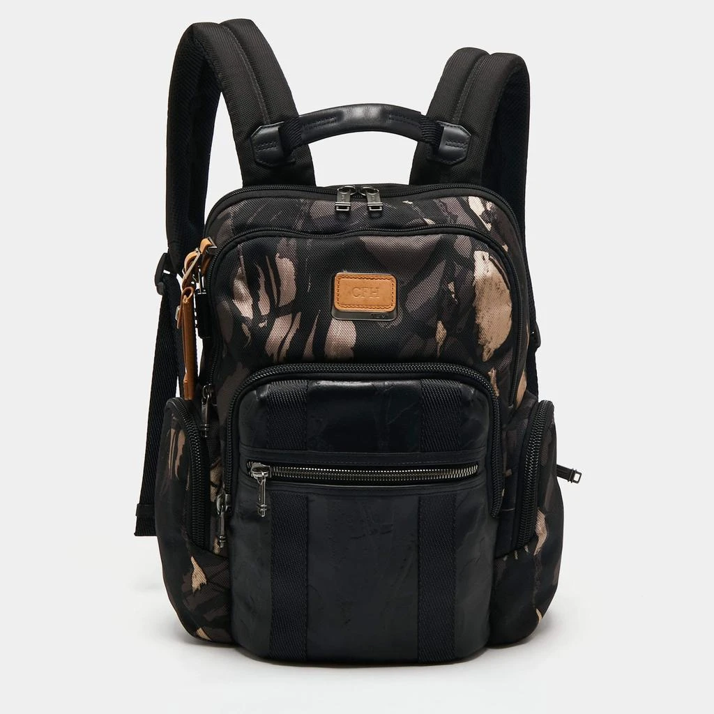 商品[二手商品] Tumi|Tumi Multicolor Camo Print Nylon and Synthetic Leather Nellis Backpack,价格¥2705,第1张图片