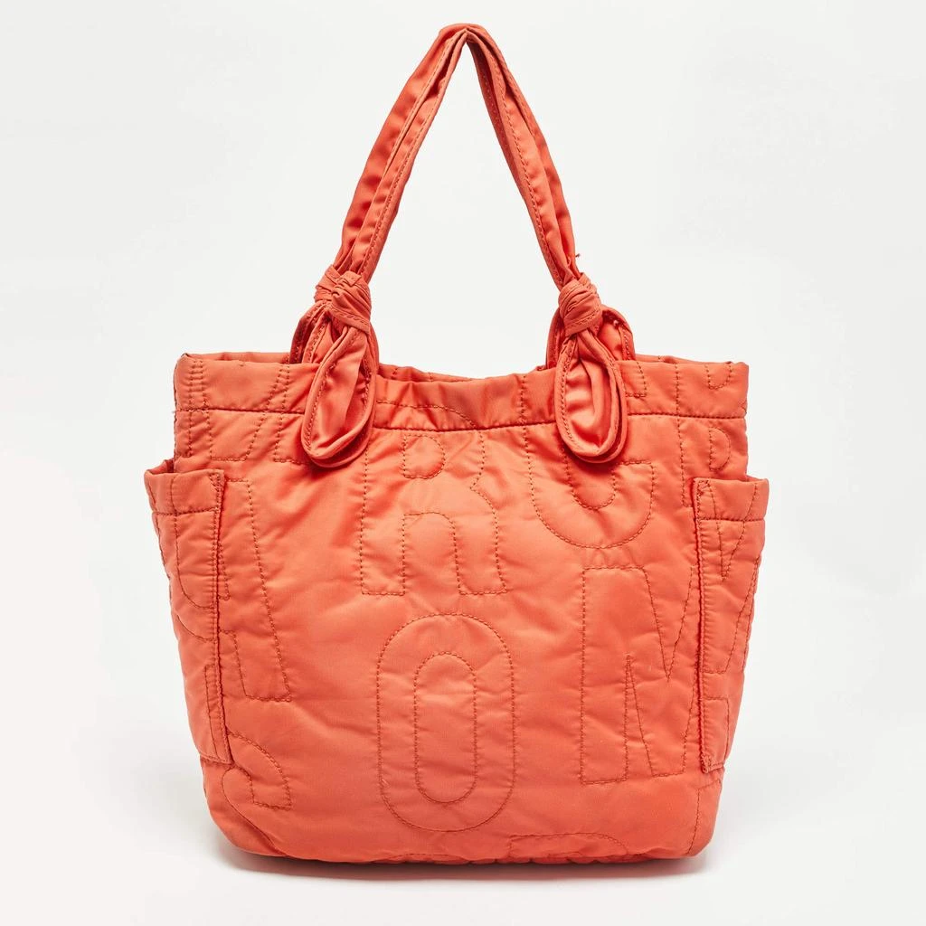 商品[二手商品] Marc Jacobs|Marc by Marc Jacobs Orange Nylon Medium Pretty Tate Tote,价格¥1117,第4张图片详细描述