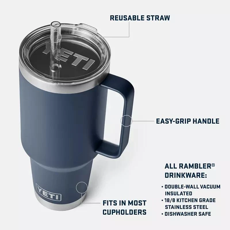 商品YETI|YETI 42 oz. Rambler Mug with Straw Lid,价格¥276,第5张图片详细描述