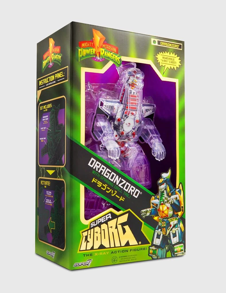 商品Super 7|Mighty Morphin Power Rangers Super Cyborg - Dragonzord (Clear),价格¥547,第1张图片