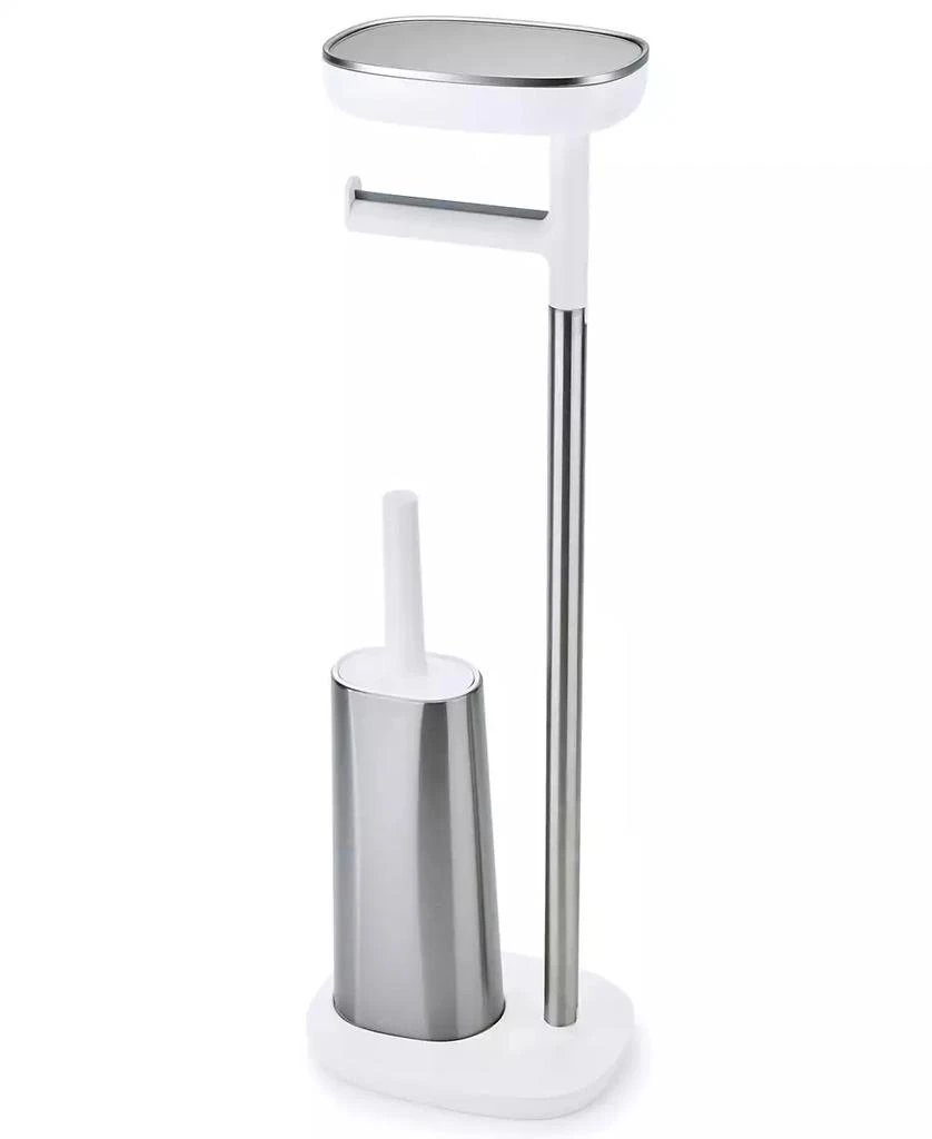 商品Joseph Joseph|EasyStore™ Standing Toilet Paper Holder and Flex Steel Toilet Brush,价格¥678,第3张图片详细描述