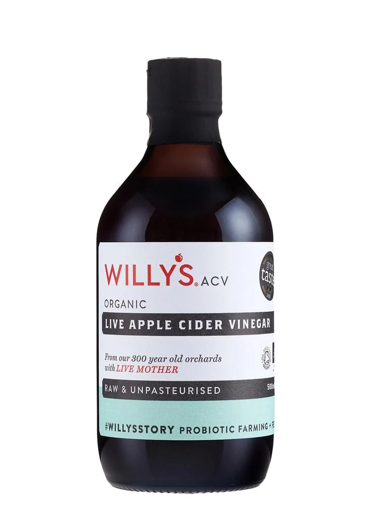 商品Willy's|Organic Live Apple Cider Vinegar with Live Mother 500ml,价格¥95,第1张图片