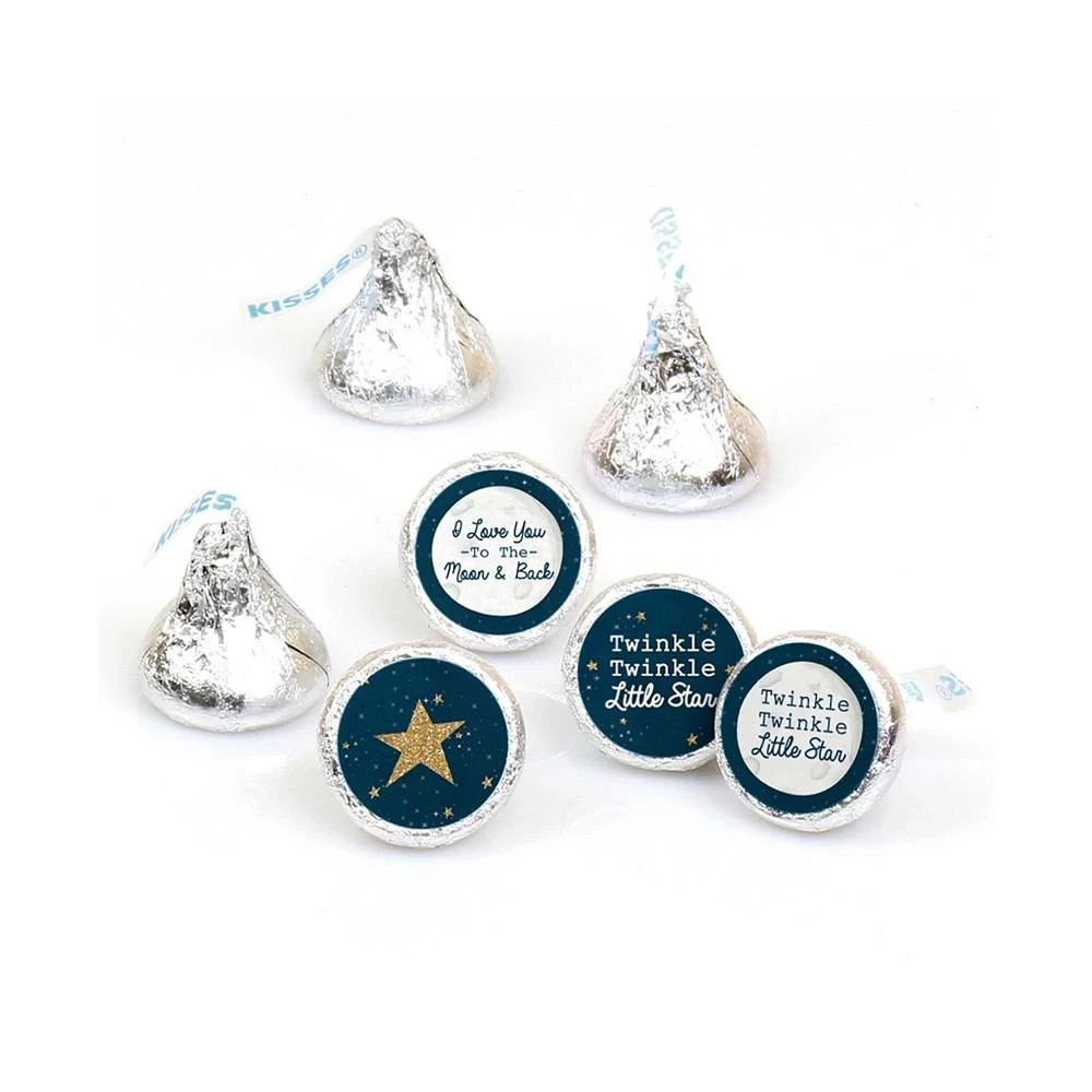 商品Big Dot of Happiness|Twinkle Twinkle - Round Candy Sticker Favors (1 sheet of 108),价格¥82,第1张图片