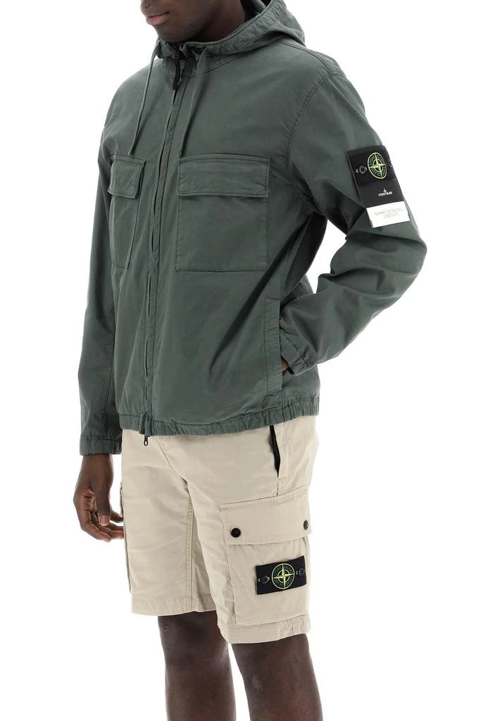 商品Stone Island|supima cotton twill stretch-tc jacket,价格¥2249,第4张图片详细描述