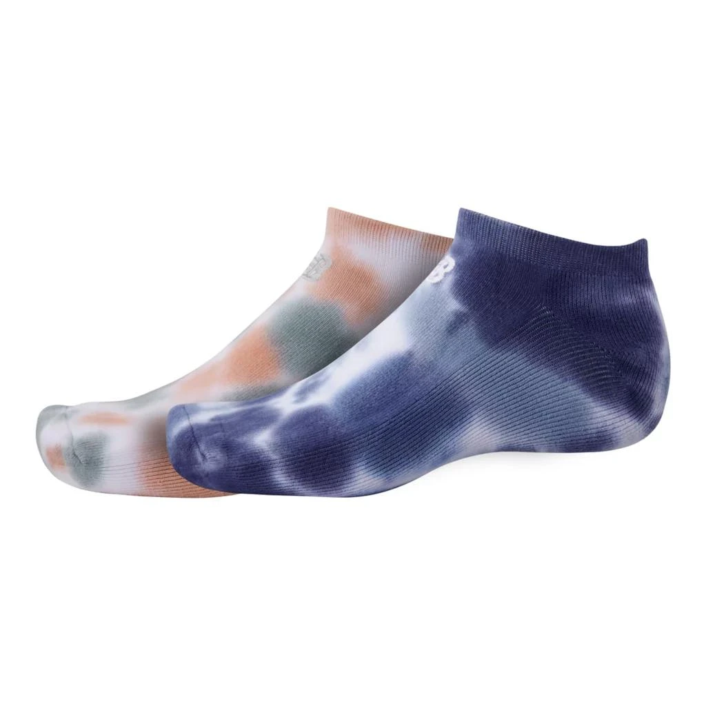 商品New Balance|NB Essentials Endless Days Tie-Dye No Show Sock 2 Pair,价格¥65,第2张图片详细描述