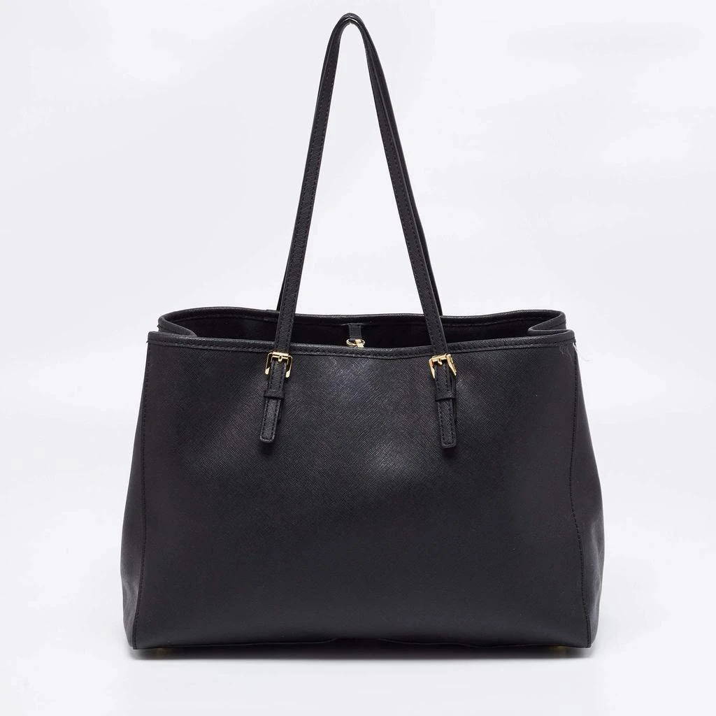 商品[二手商品] Michael Kors|MICHAEL Michael Kors Black Saffiano Leather Large Jet Set Travel Tote,价格¥821,第4张图片详细描述