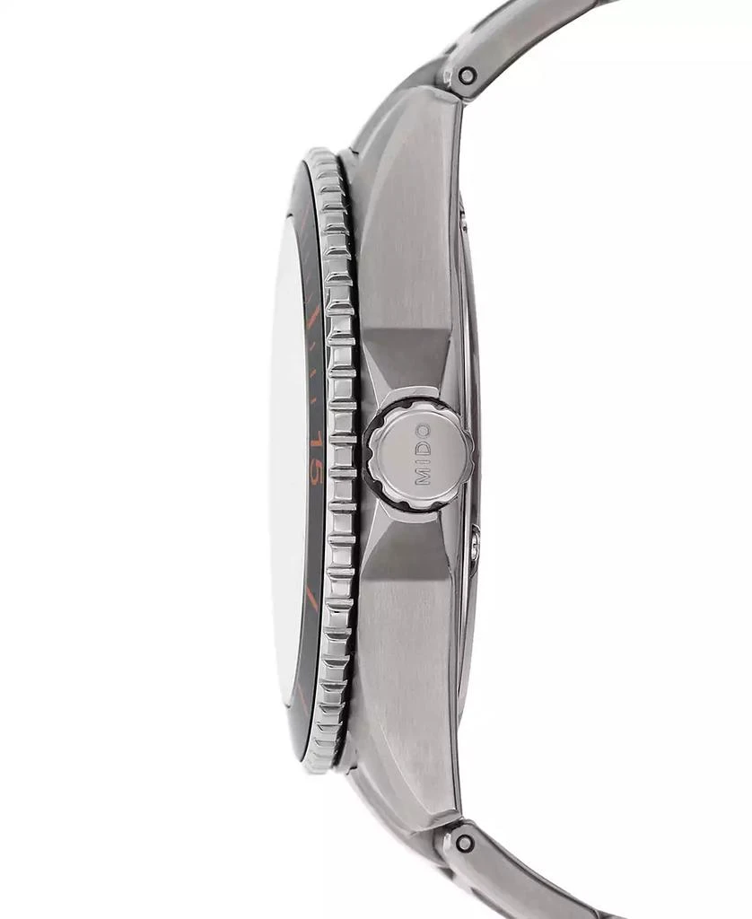 商品MIDO|Men's Swiss Automatic Ocean Star Captain V Titanium Bracelet Watch 42.5mm,价格¥8250,第2张图片详细描述