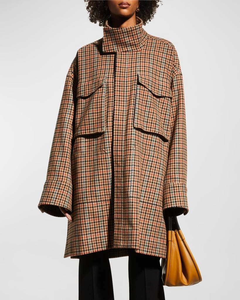 商品A.L.C.|Micah Oversized Houndstooth Coat,价格¥8421,第1张图片