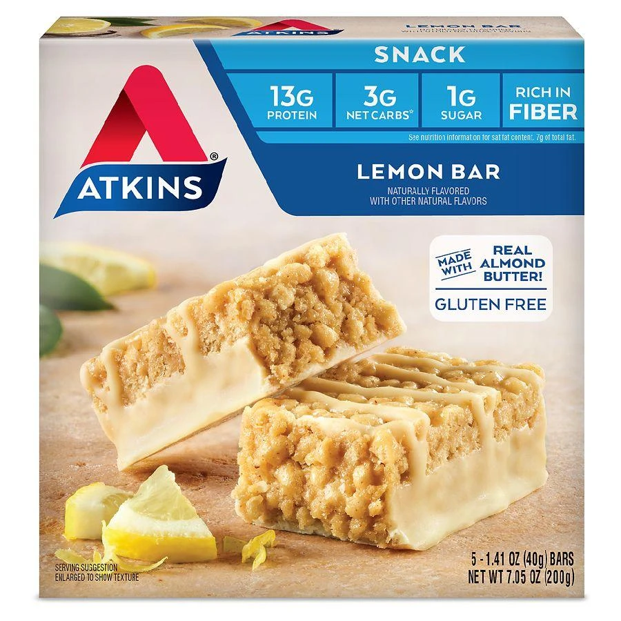 商品Atkins|Snack Bar Lemon,价格¥72,第1张图片