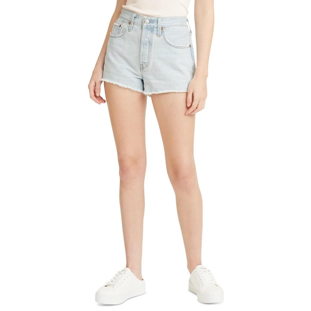 商品Levi's|Women's 501 Button Fly Cotton High-Rise Denim Shorts,价格¥148-¥184,第1张图片