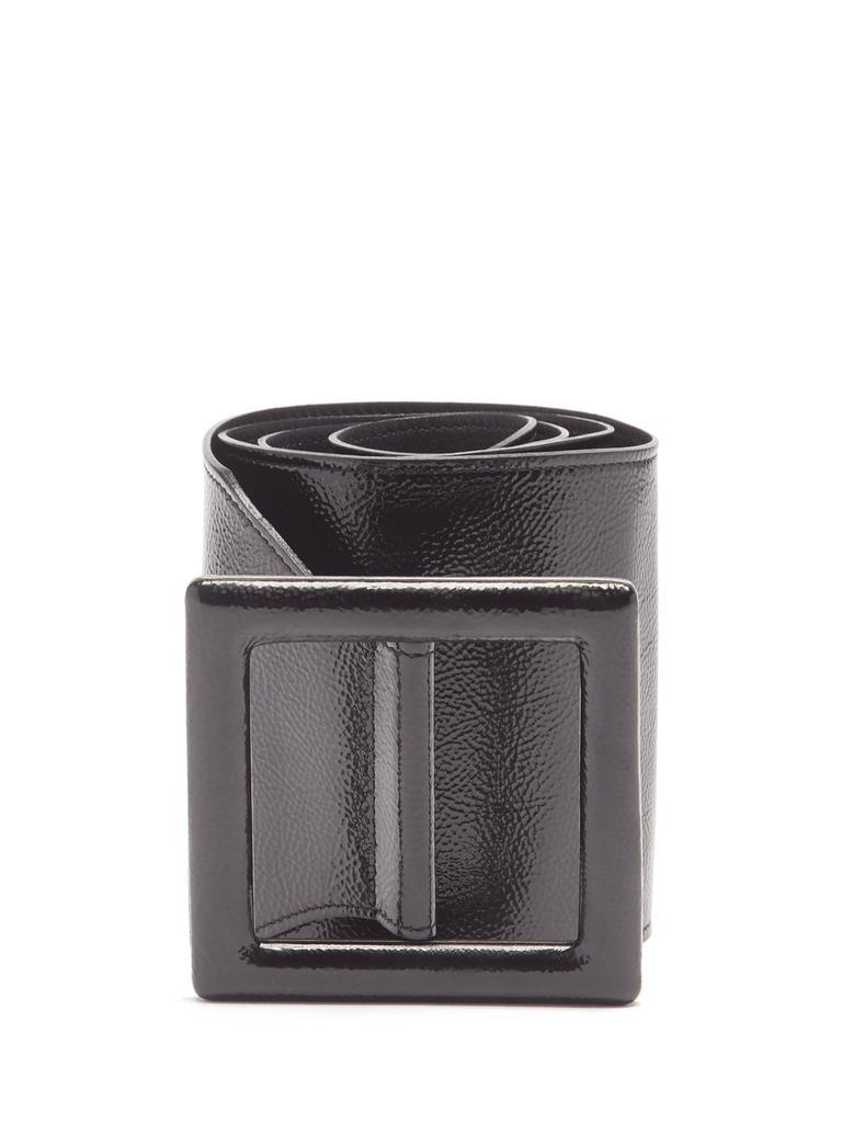 商品Yves Saint Laurent|Squared-buckle leather belt,价格¥4493,第1张图片