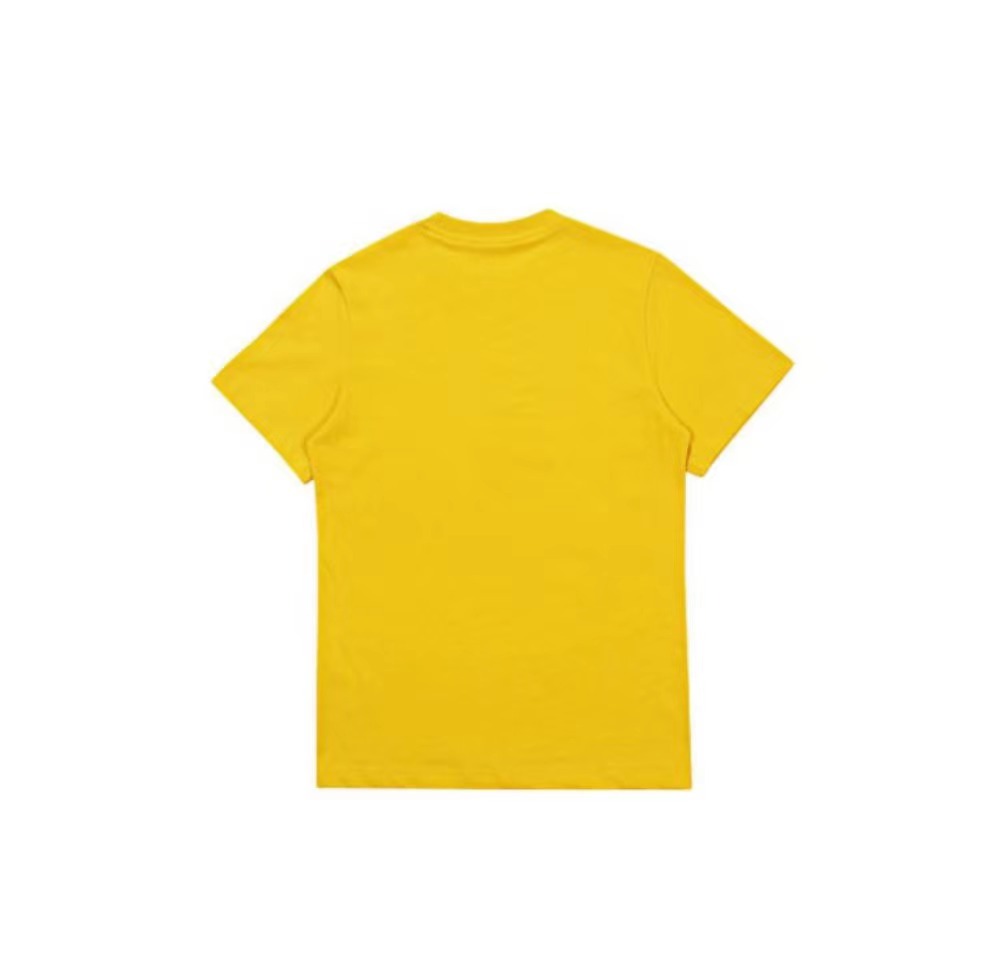 【享贝家】斐乐FILA 简约字母Logo休闲短袖T恤 男女同款 黄色 FS2RSB2001XYEW Q商品第2张图片规格展示