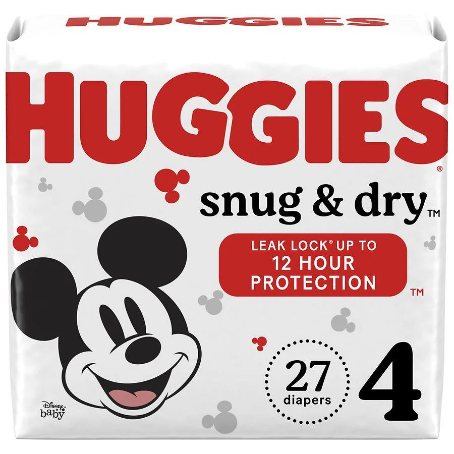 商品Huggies|Baby Diapers 4 (27 ct),价格¥87,第1张图片