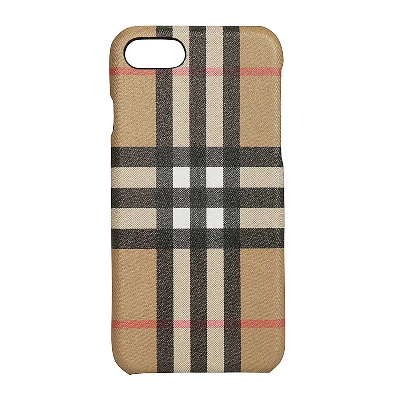 商品Burberry|Burberry 博柏利  Iphone 8卡其色格纹手机壳 4077919,价格¥156,第1张图片