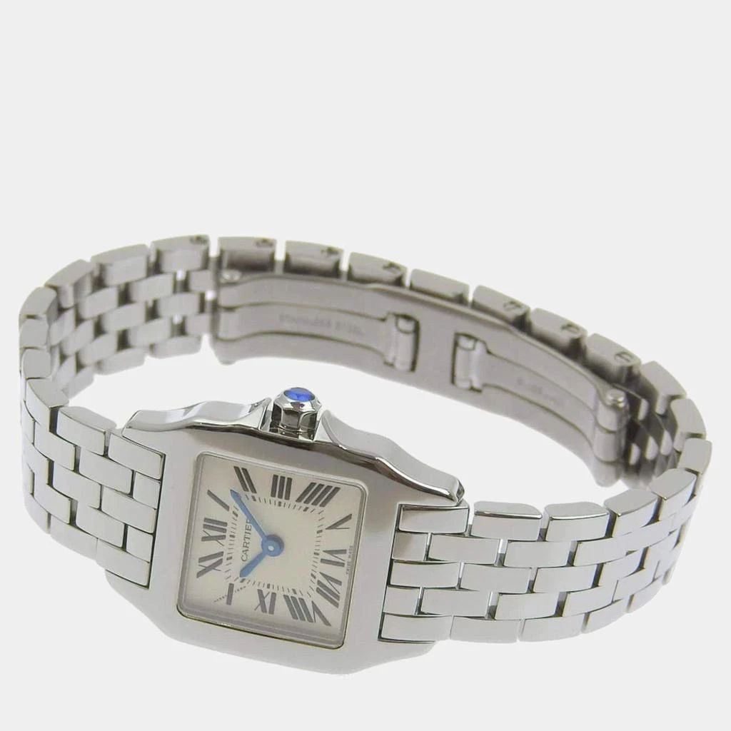 商品[二手商品] Cartier|Cartier White Stainless Steel Santos Demoiselle W25064Z5 Quartz Women's Wristwatch 20 mm,价格¥20330,第2张图片详细描述