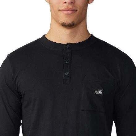 商品Mountain Hardwear|Cotton Ridge Long-Sleeve Henley - Men's,价格¥149,第4张图片详细描述