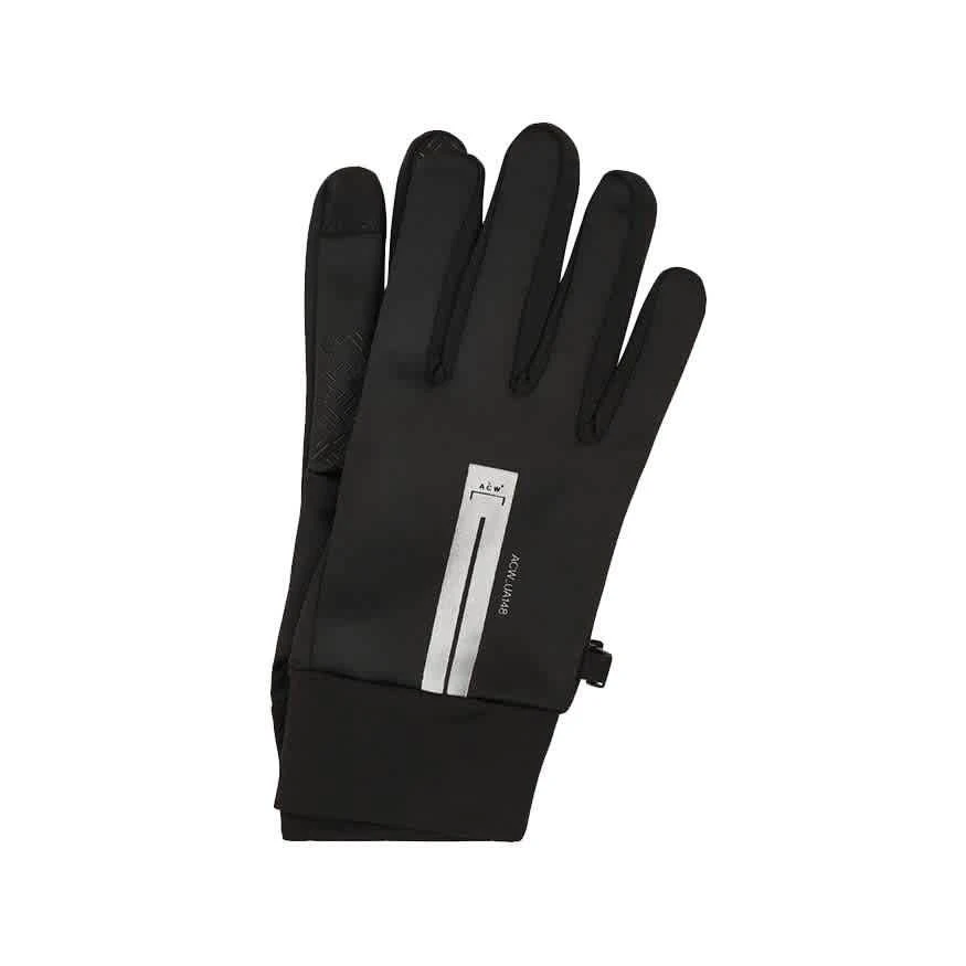 商品A-COLD-WALL*|A Cold Wall Mens Black Stria Logo-Print Tech Gloves,价格¥408,第3张图片详细描述