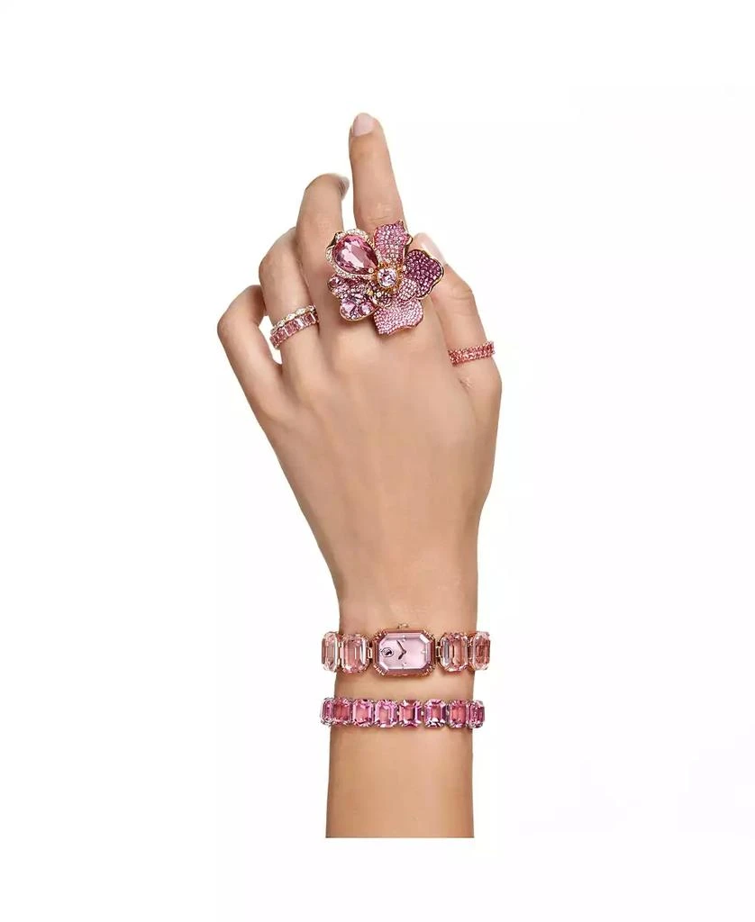 商品Swarovski|Crystal Flower Pink Florere Cocktail Ring,价格¥3738,第5张图片详细描述