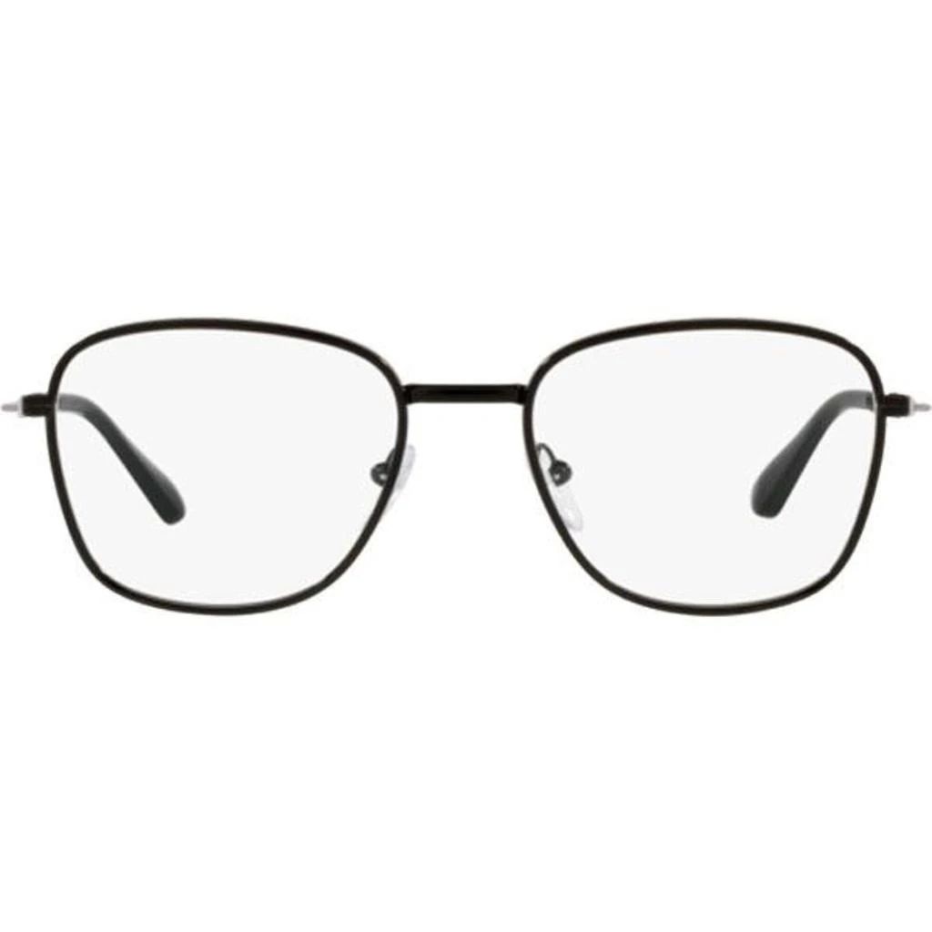 商品Prada|Prada Men's Eyeglasses - Black Square Full-Rim Metal Frame | PRADA 0PR 64WV 1AB1O150,价格¥621,第2张图片详细描述