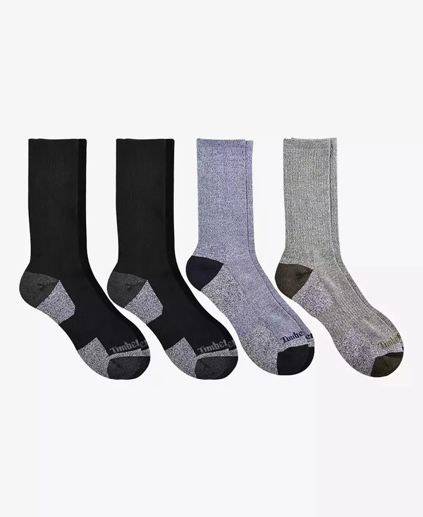 商品Timberland|Men's Crew Socks, Pack of 4,价格¥167,第2张图片详细描述