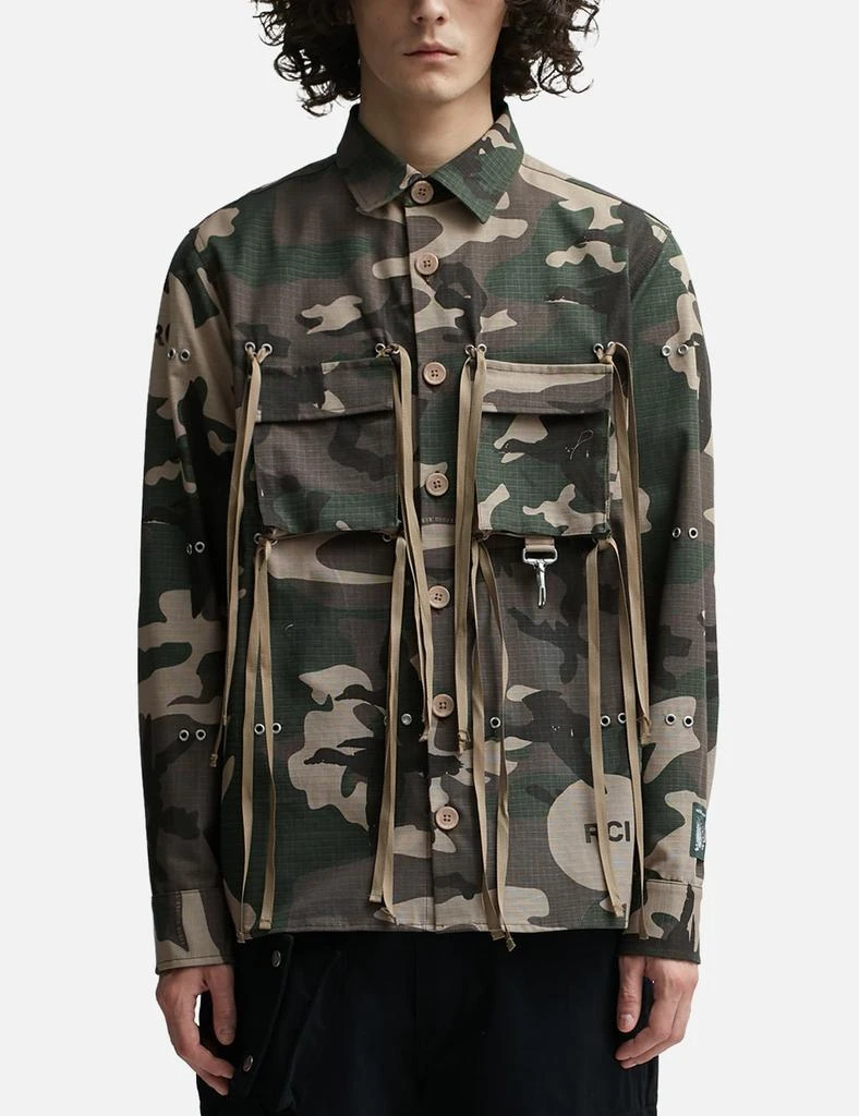 商品Reese Cooper|Modular Pocket Button Down Shirt,价格¥1525,第3张图片详细描述