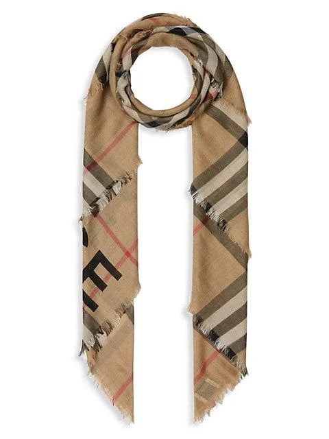 商品Burberry|The Classic Giant Check Scarf,价格¥3673,第1张图片