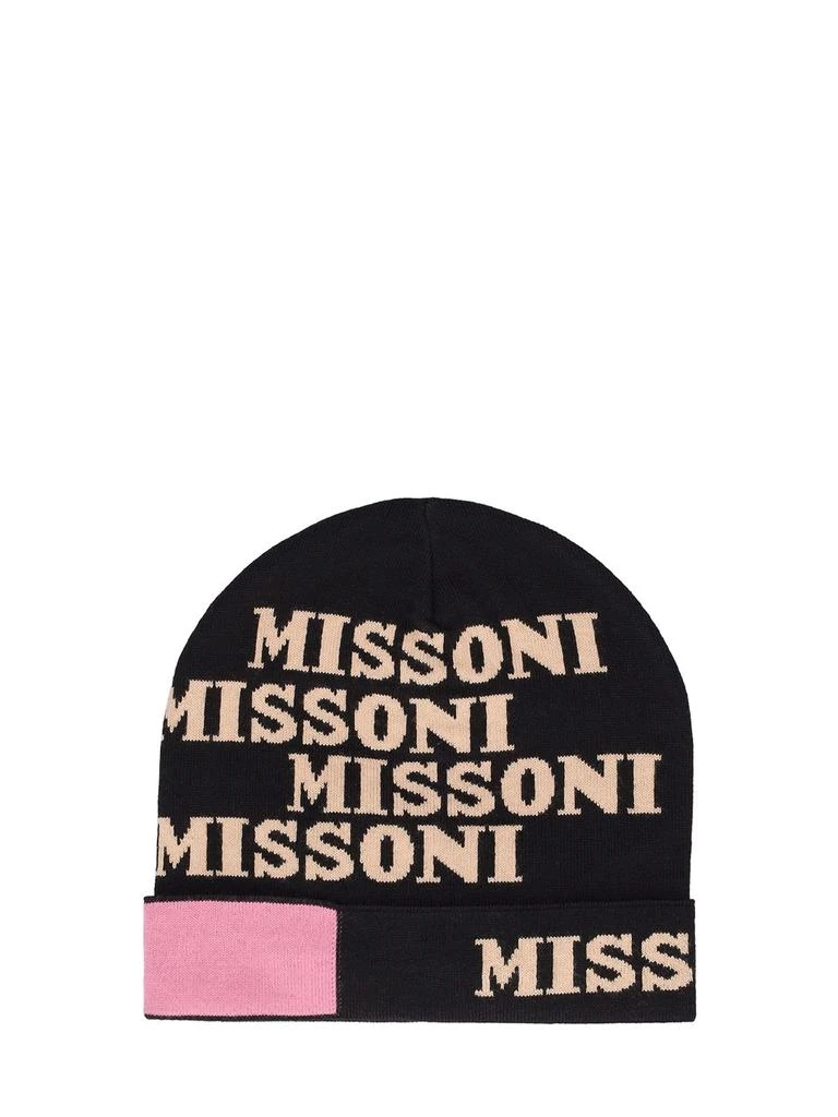 商品Missoni|Logo Wool Blend Beanie,价格¥918,第1张图片