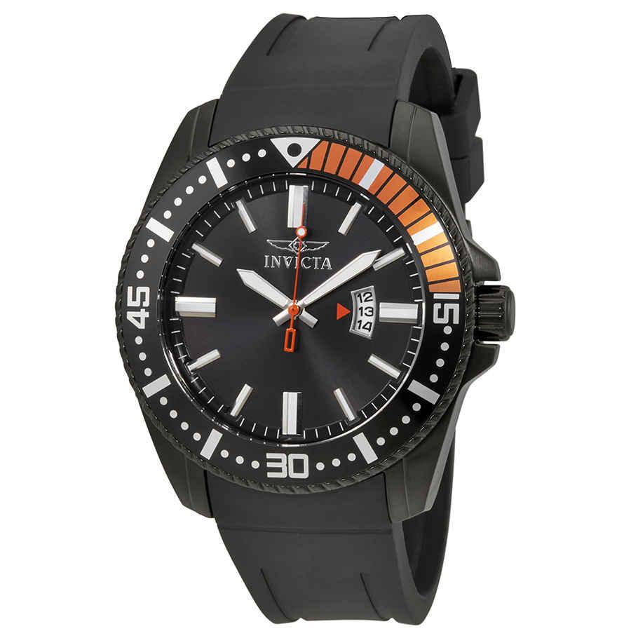 Invicta Pro Diver Black Dial Mens Watch 21449商品第1张图片规格展示