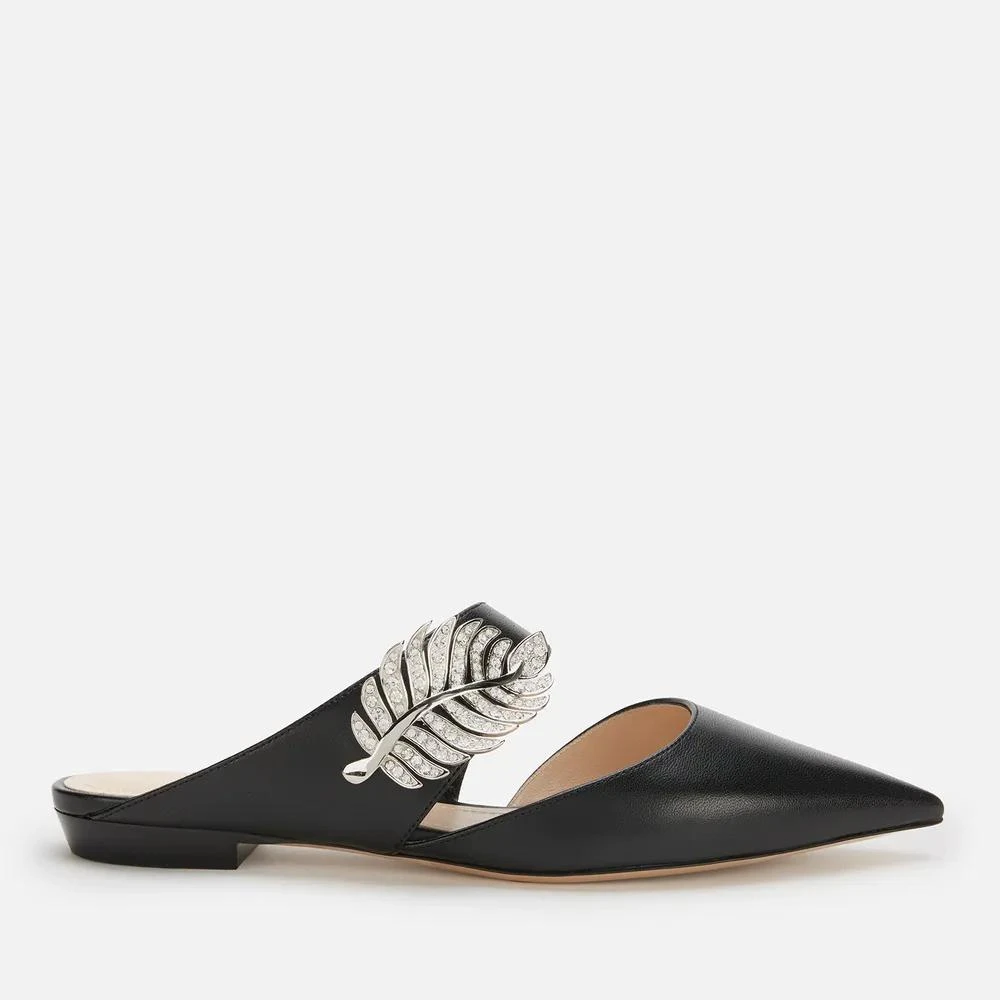 商品Nicholas Kirkwood|Nicholas Kirkwood Women's 10mm Monstera Leather Flat Mules,价格¥3315,第1张图片