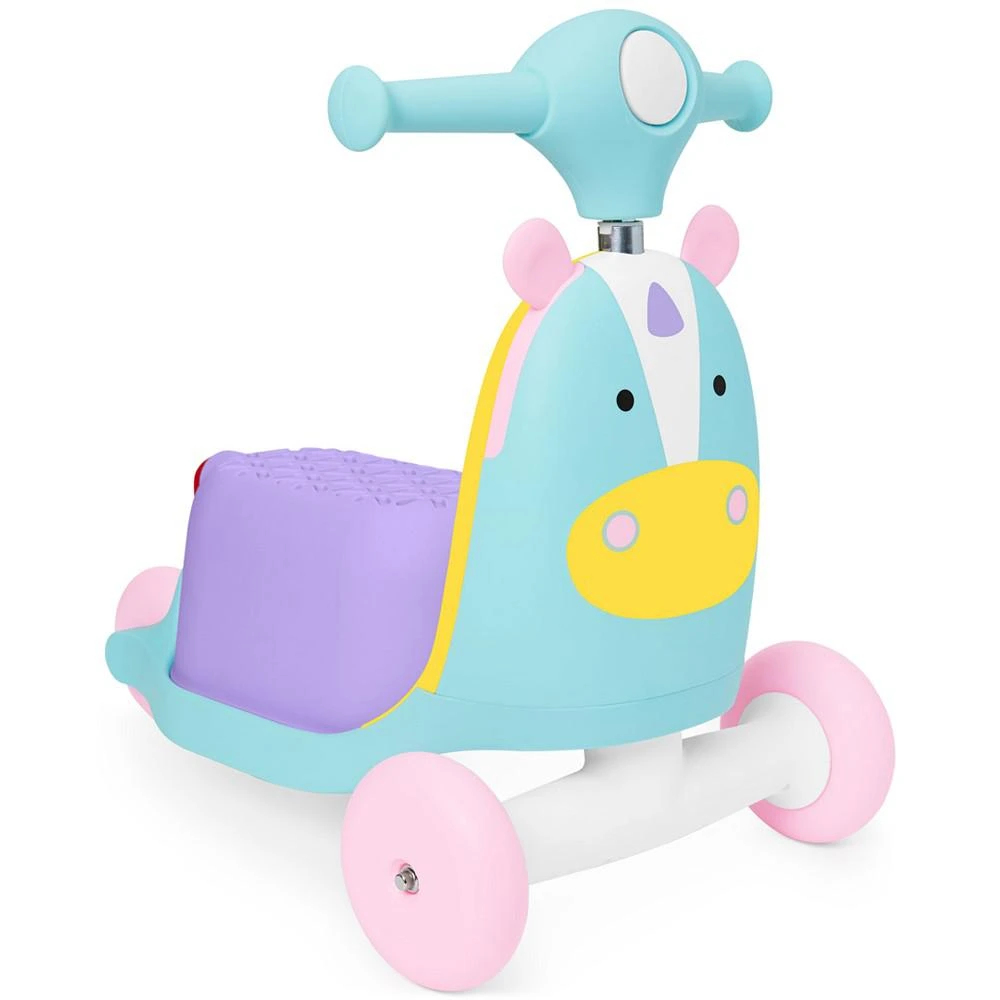 商品Skip Hop|Zoo 3-in-1 Ride-On Unicorn Toy Scooter,价格¥490,第1张图片