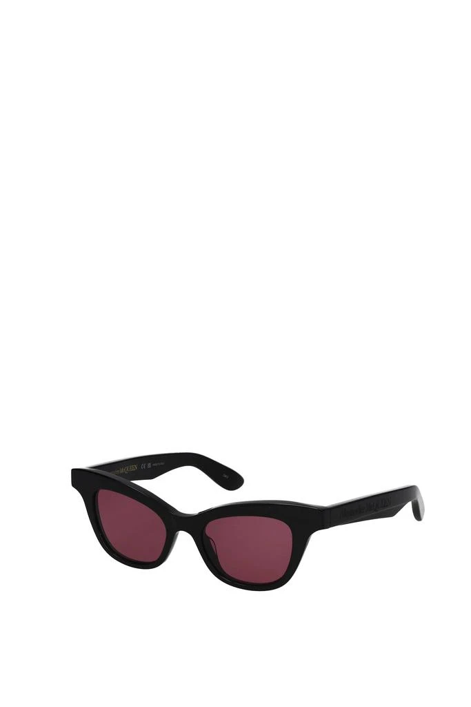 商品Alexander McQueen|Sunglasses Acetate Black Pink,价格¥1093,第1张图片