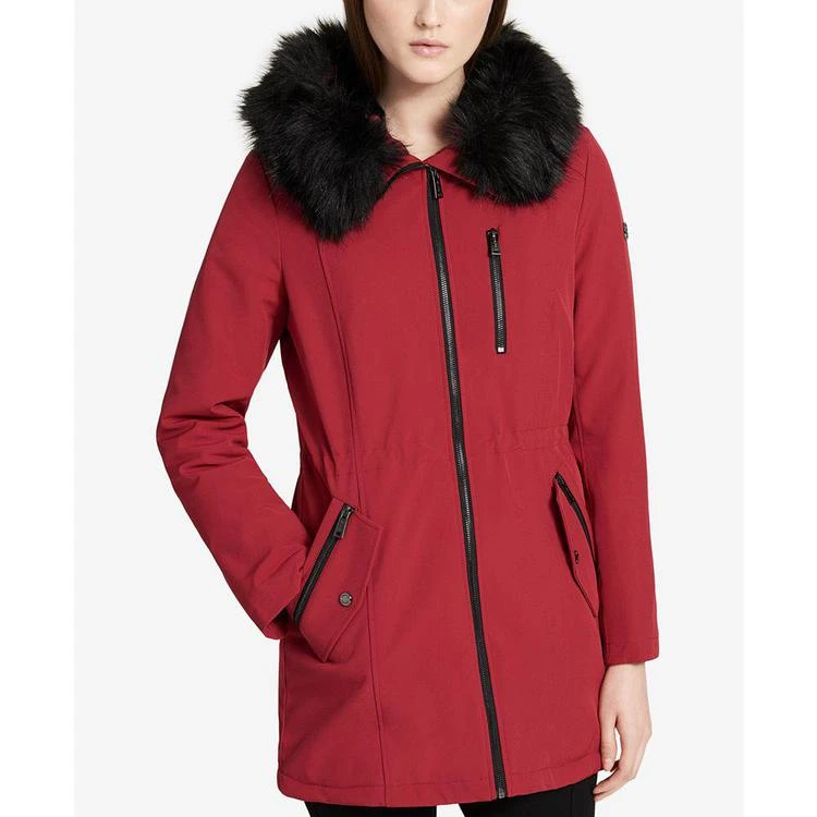 商品Calvin Klein|Faux-Fur-Lined Parka,价格¥674,第1张图片