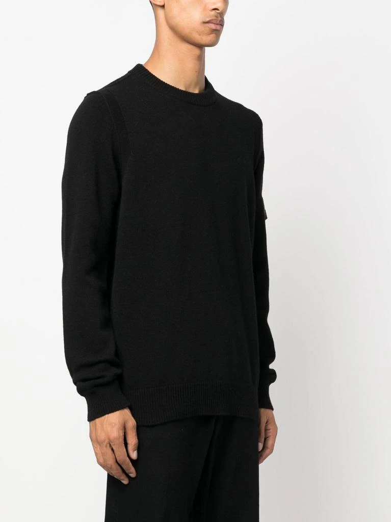 商品Stone Island|STONE ISLAND - Logo Wool Pullover,价格¥2345,第5张图片详细描述