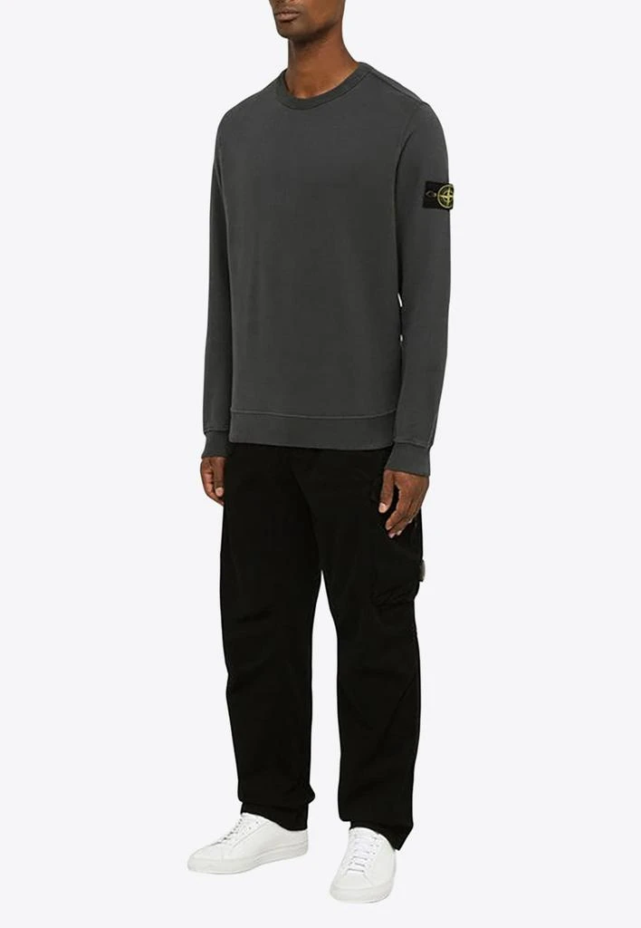 商品Stone Island|Logo-Patch Pullover Sweatshirt,价格¥2834,第2张图片详细描述