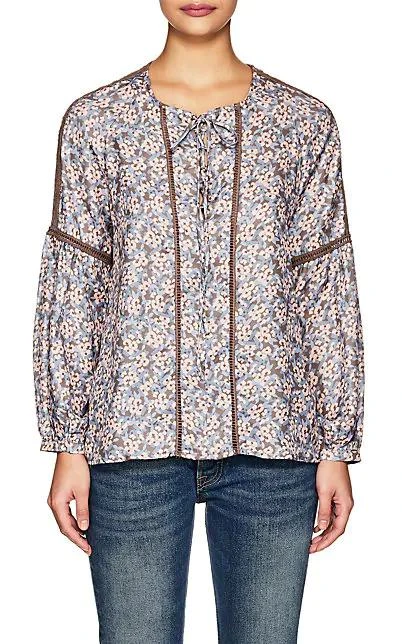 商品Barneys New York|Floral Chiffon Blouse,价格¥535,第1张图片