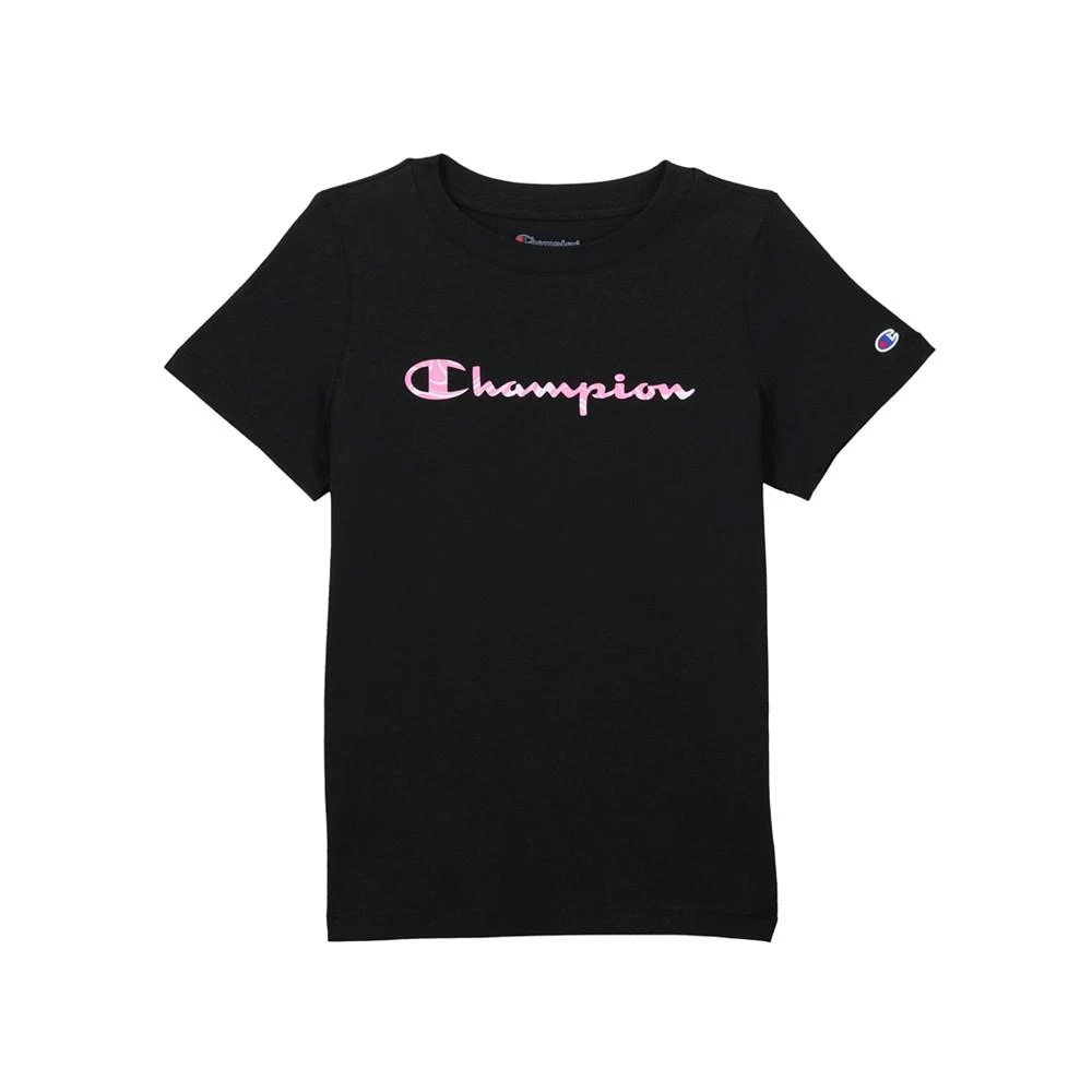 商品CHAMPION|Little Girls Classic Short Sleeve T-shirt,价格¥60,第1张图片