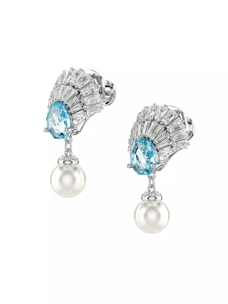 商品Swarovski|Idyllia Crystal & Imitation Pearl Drop Earrings,价格¥1044,第3张图片详细描述