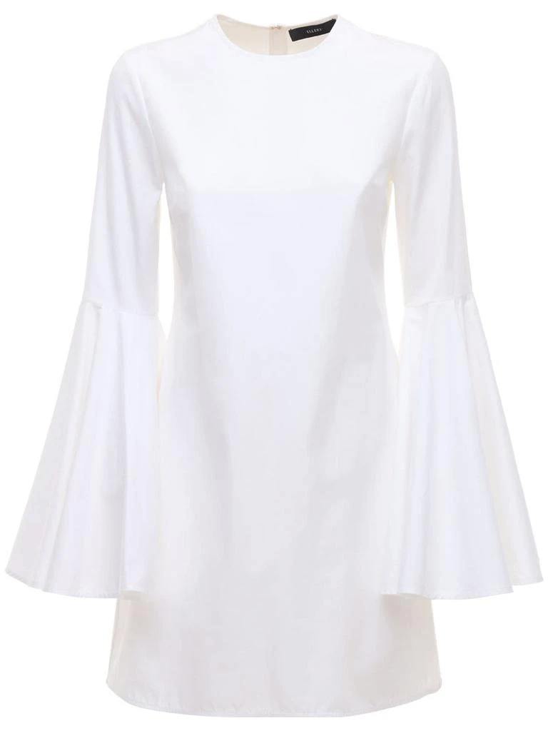 商品ELLERY|Dogma Poplin Mini Dress W/flared Sleeves,价格¥959,第1张图片
