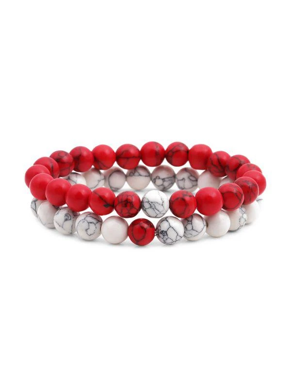 商品Eye Candy LA|2-Piece Beaded Bracelet Set,价格¥176,第1张图片