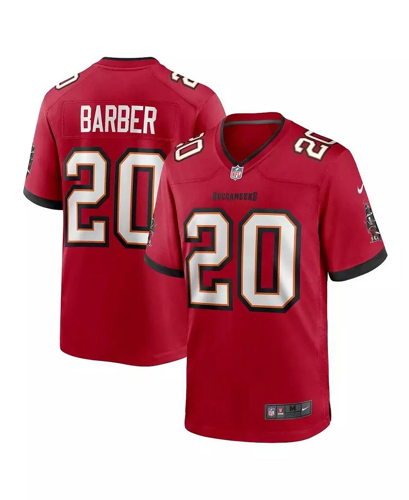 商品NIKE|Men's Ronde Barber Red Tampa Bay Buccaneers Retired Player Game Jersey,价格¥725,第1张图片